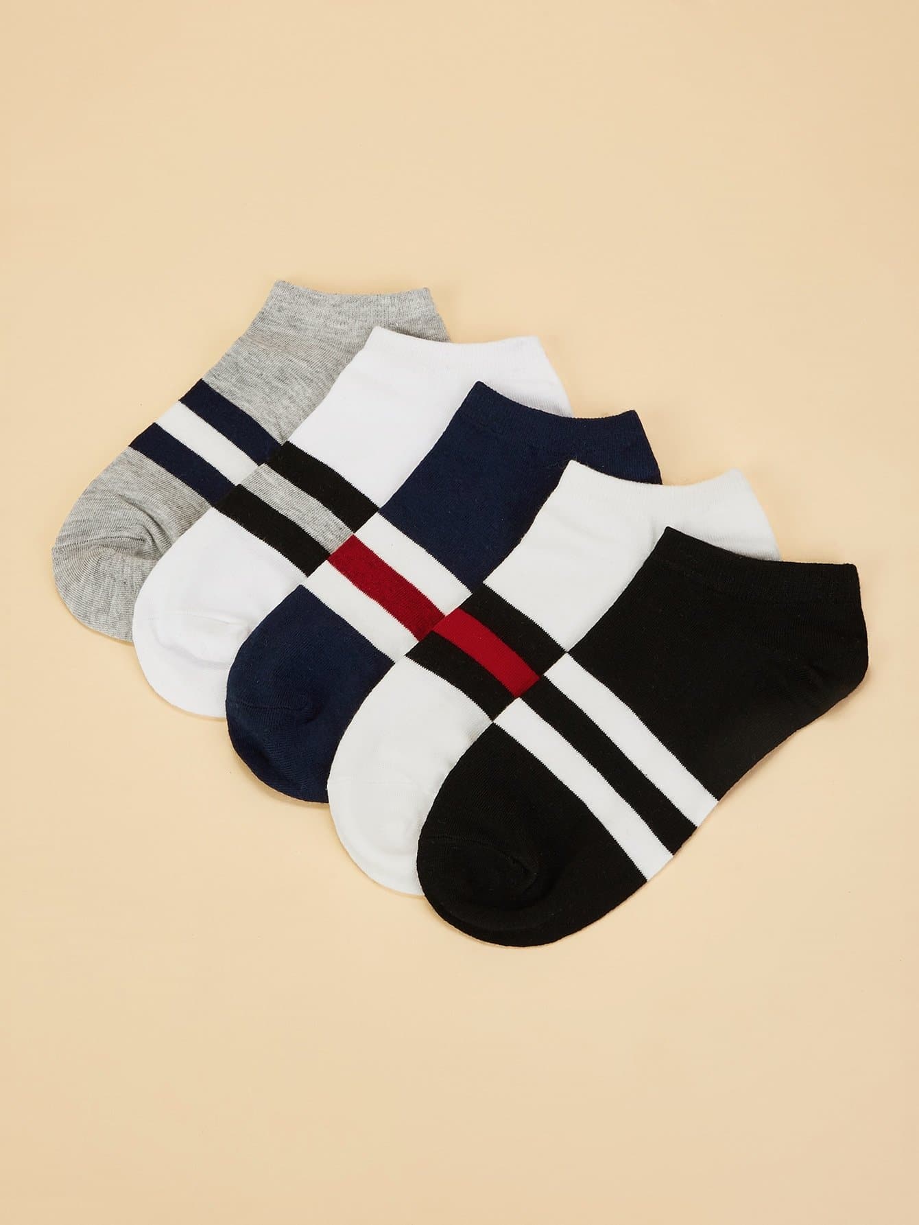 Striped Socks 5pairs