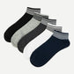 Striped Hem Ankle Socks 5pairs