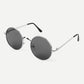 Black Round Frame Sunglasses