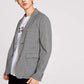 Black and White Single Breasted Notch Collar Houndstooth Blazer