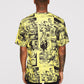 Round Neck Comic Print Tshirt Tee