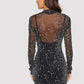Polyester Star Glitter Mesh Overlay 2 In 1 Dress