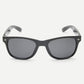 Black Basic Metal Detail Sunglasses
