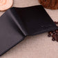 Black Pebble Detail Fold Over Wallet