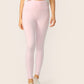 Pink Criss Cross Braided Side High Waisted Stretch Leggings