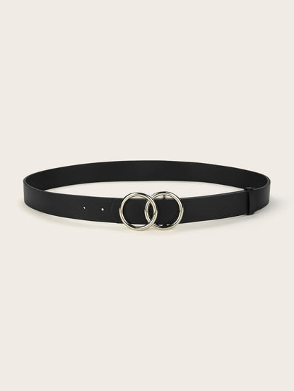 Black Double O-ring Belt