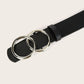Black Double O-ring Belt