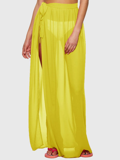 Chiffon Full Length Sarong Skirt