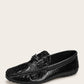 Black Round Toe Snaffle Detail Wide Fit Loafers