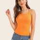 Slim Fit Backless Spaghetti Strap Lace Up Back Halter Top