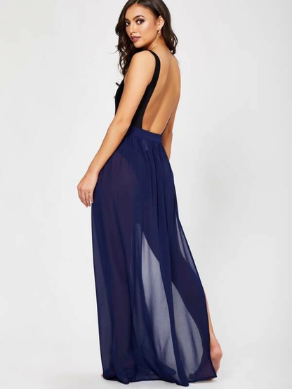 Chiffon Full Length Sarong Skirt