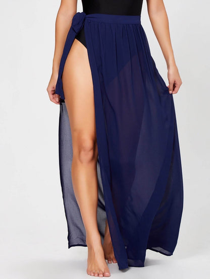 Chiffon Full Length Sarong Skirt