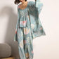 Spaghetti Strap 3pack Floral Print Cami Pyjama Sleepwear Set with Robe