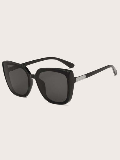 Black Square Acrylic Frame Sunglasses