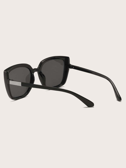 Black Square Acrylic Frame Sunglasses