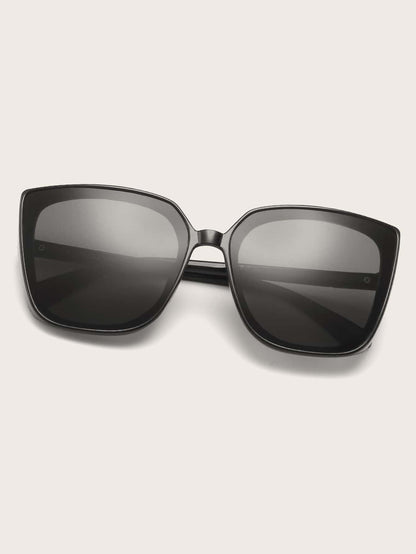 Black Square Acrylic Frame Sunglasses