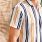 Vertical Striped Button Up Shirt