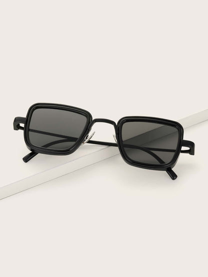 Square Metal Frame Sunglasses