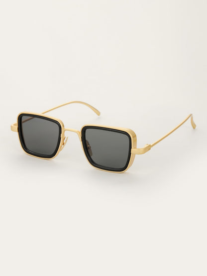 Square Metal Frame Sunglasses