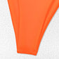 Spaghetti Strap Mesh Cut-out Triangle Thong Bikini Swimwear
