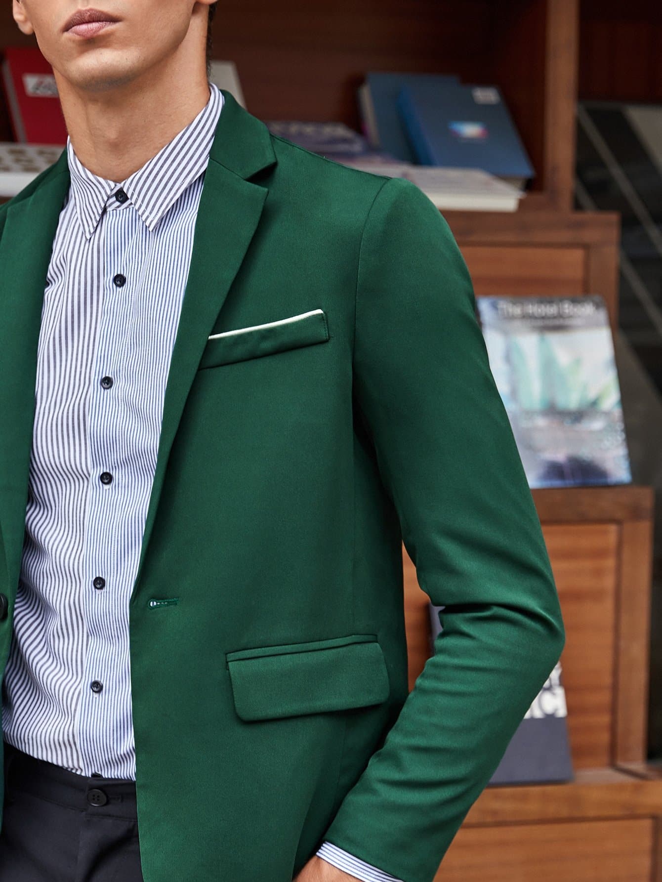 Dark sales green blazers