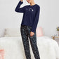Galaxy Print Pyjama Sleepwear Set