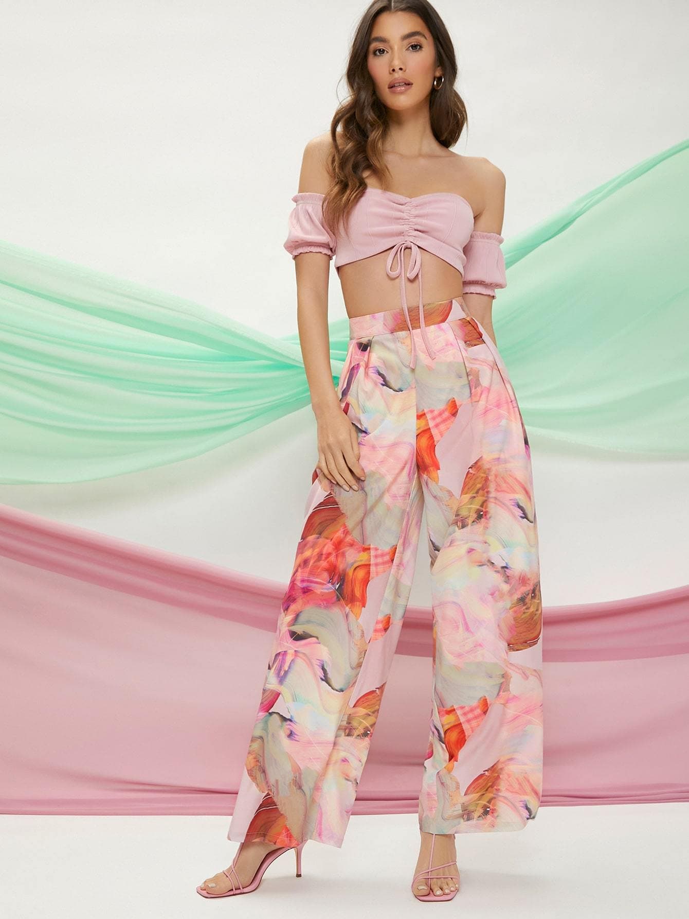 Tie dye flare hot sale pants outfit