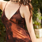 Tie Dye Spaghetti Strap Sleeveless Cami Dress