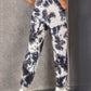 Tie Dye Drawstring Waist Joggers