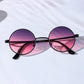Round Boho Metal Frame UV Protected Sunglasses