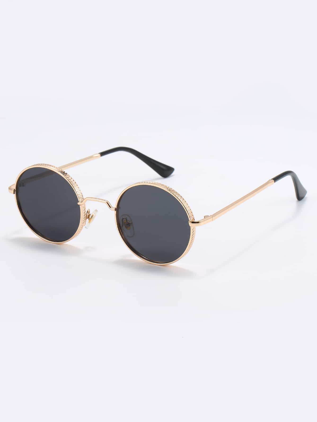 Details 288+ round gold metal sunglasses latest