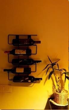 4Metal Wine Shelf, Bottle Holder, Wall Mounted Wine Shelf/Rack