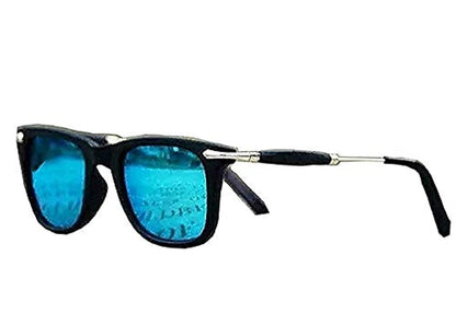 REX Tony Stark Style Square Black Frame Sunglasses