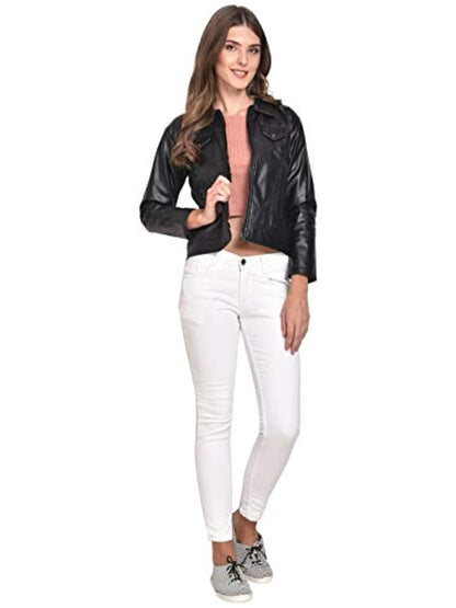 Slim Fit Leather Jacket