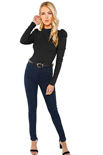 Full Puff Sleeve Slim FIT TOP