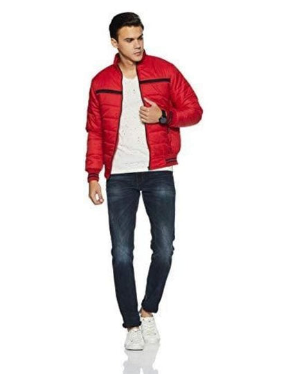 Nylon Long Sleeve Quilted Jacket