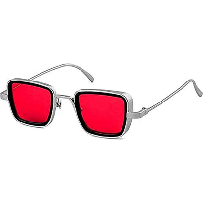 Unisex Square Metal Body Sunglass