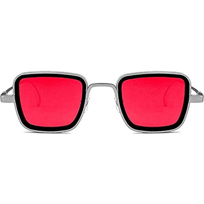 Unisex Square Metal Body Sunglass