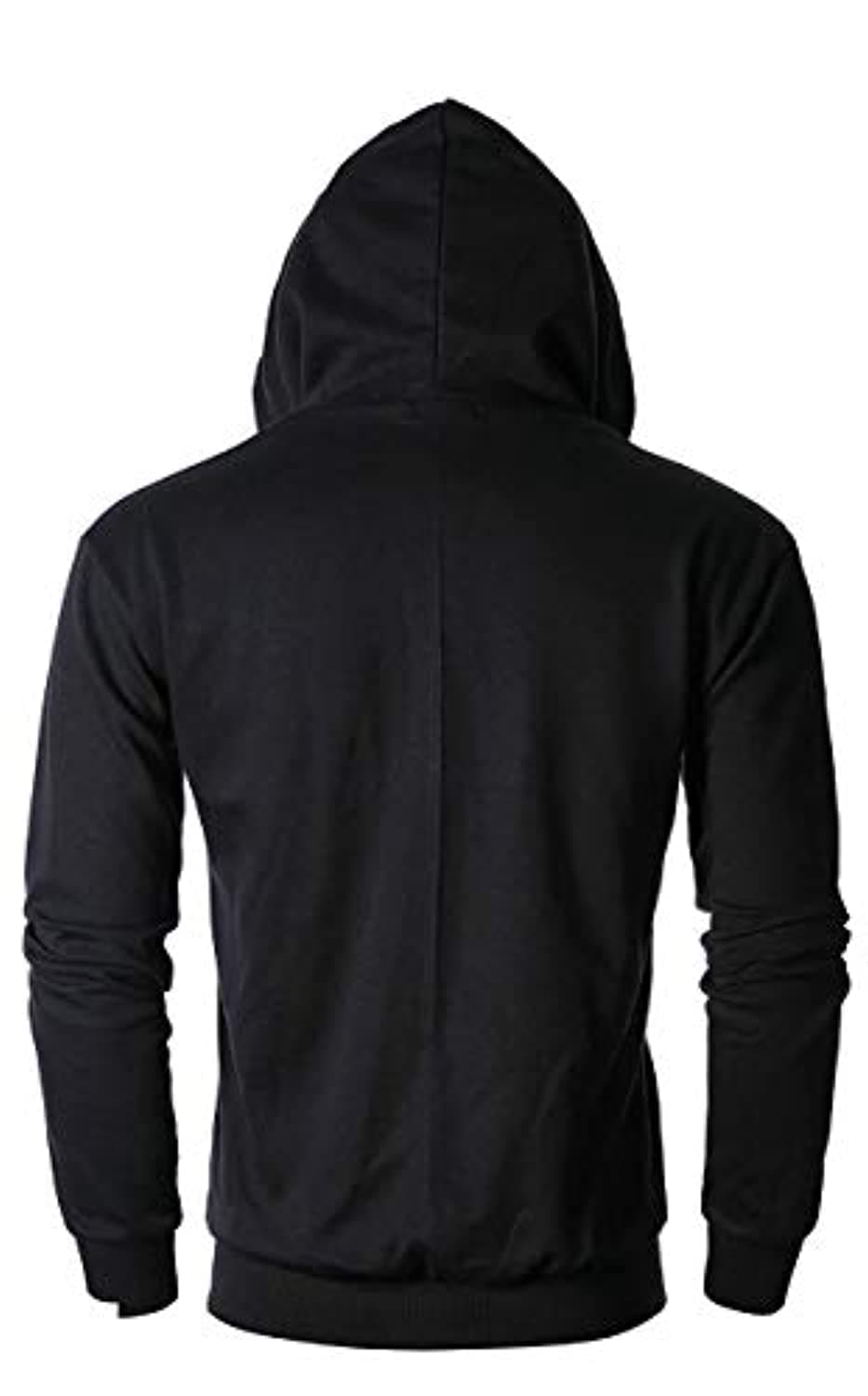 Slim Fit Zipper Hooded Jacket