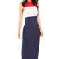 Ankle Length Side Cut Slim Fit Maxi Dress.