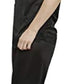 Black Satin Lace V-Neck Half Sleeve Sleepwear Set