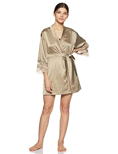 Three Fourth Sleeve Loungewear Robe Sleepwear