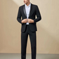 Black Solis Shawl Collar Blazer and Suit Pants
