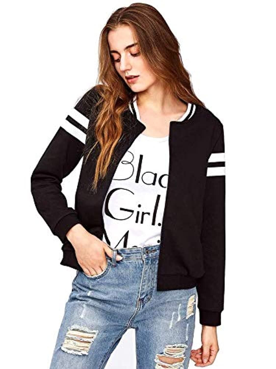 Cotton Black Jacket for Women/Girls