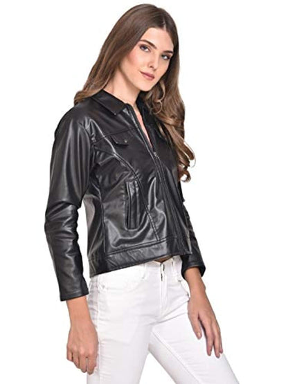 Slim Fit Leather Jacket