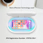 UV Sanitiser Box UVC Disinfection Box with 10W Qi Wireless Charger, UVC Tube Steriliser for Smartphones/Watches/Masks & Personal Items