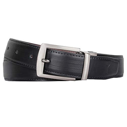 PU-Leather Formal Black/Brown Belt For Men