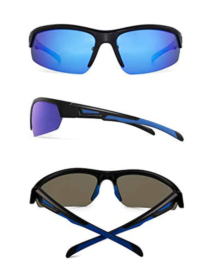 Polarized Sprots Wrap Around Sunglasses for Cycling Fishing Driving