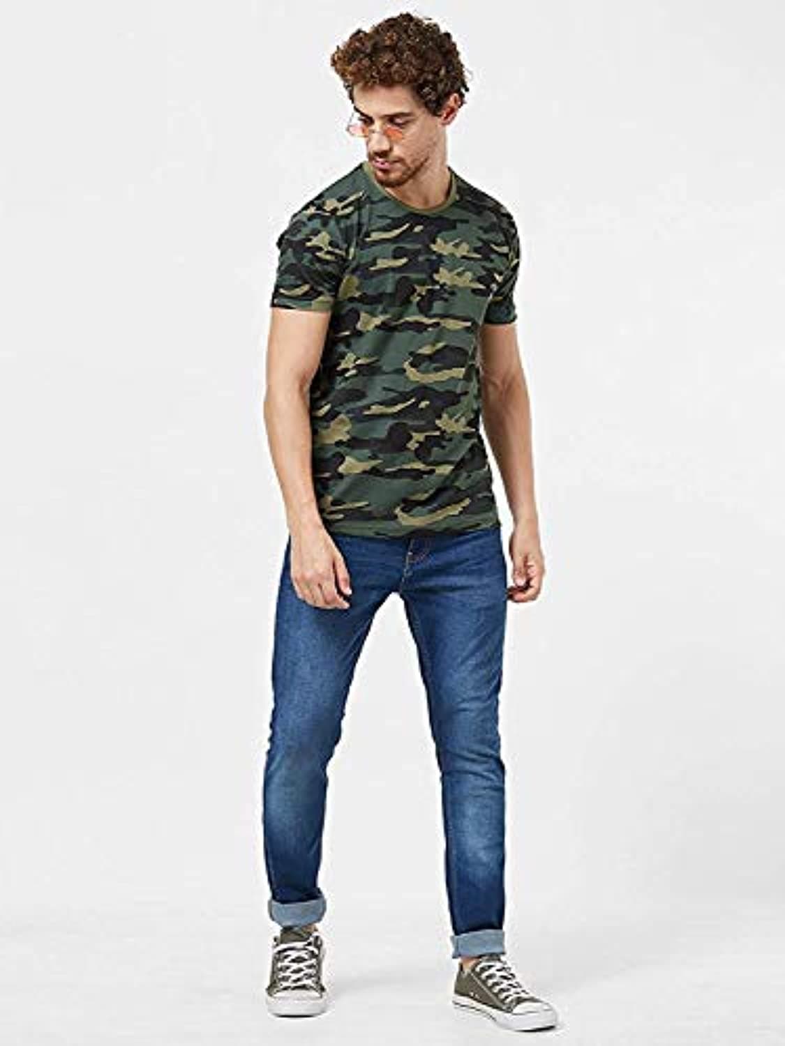 Regular fit round neck Men's Tshirt