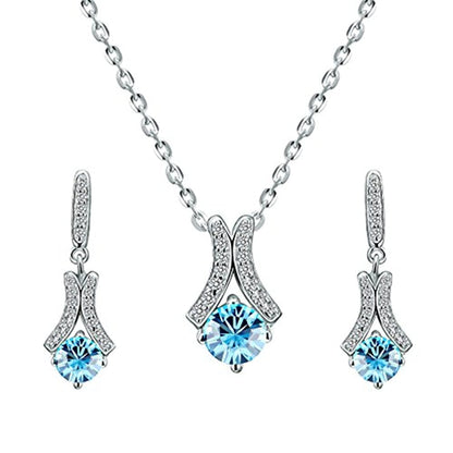 Authentic Crystals from Swarovski Designer Pendant Set Jewellery